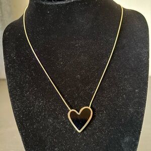 Elegant Gold Heart Pendant Necklace